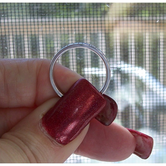 Best Friends Forever BFF Ring 2.7 mm Band 925 Sterling Silver Women's - Picture 7 of 12